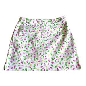 EP Pro Sport Golf Skort Women's White Floral Stretch Size 14